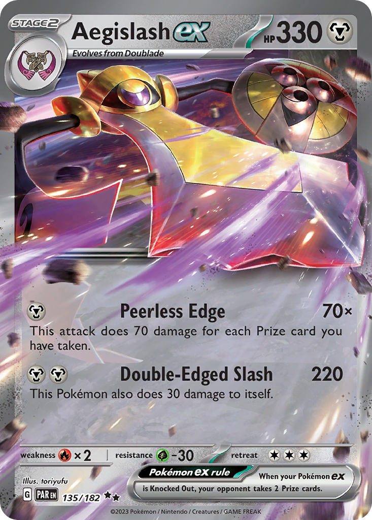 Aegislash ex | Paradox Rift 135/182