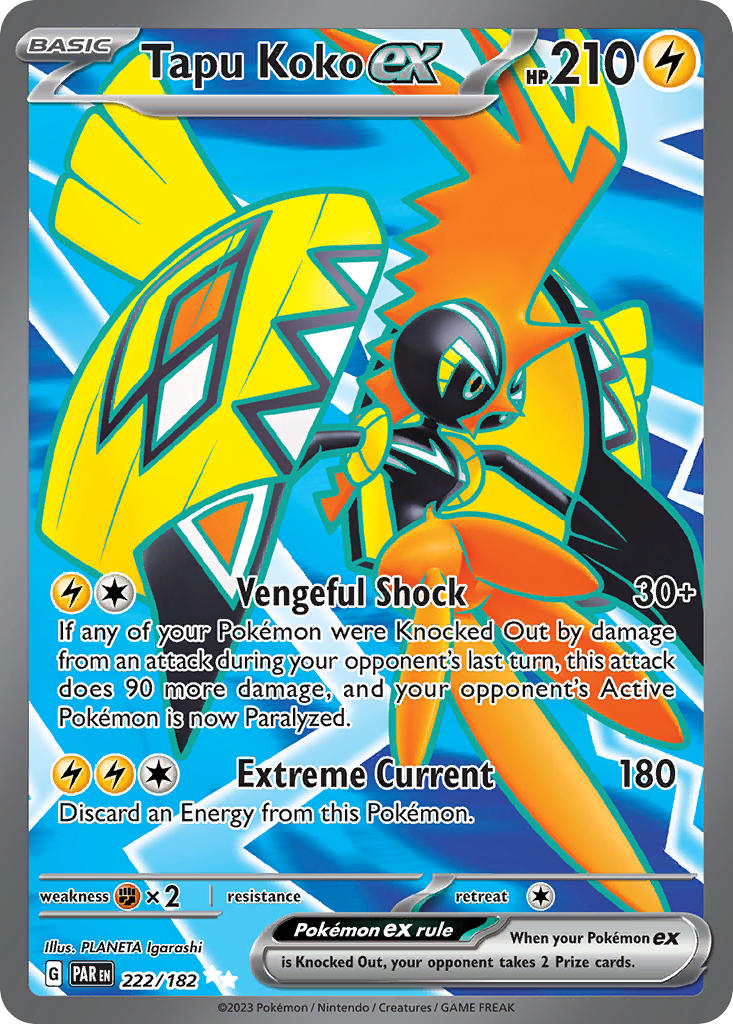 Tapu Koko ex | Paradox Rift 222/182
