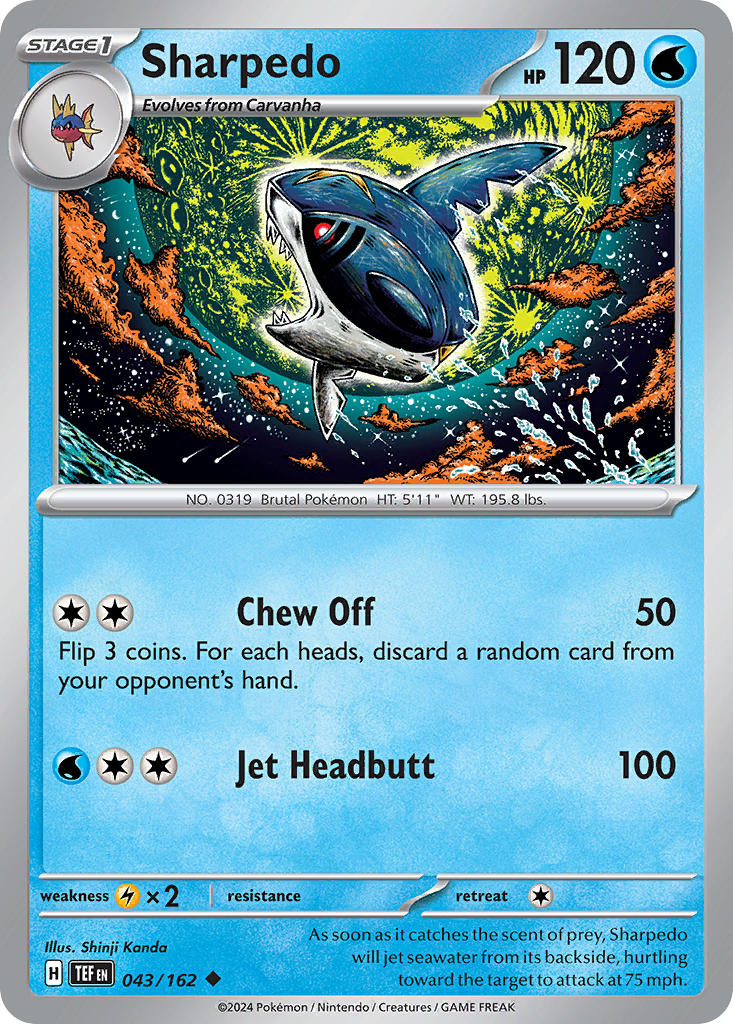 Sharpedo | Temporal Forces 043/162