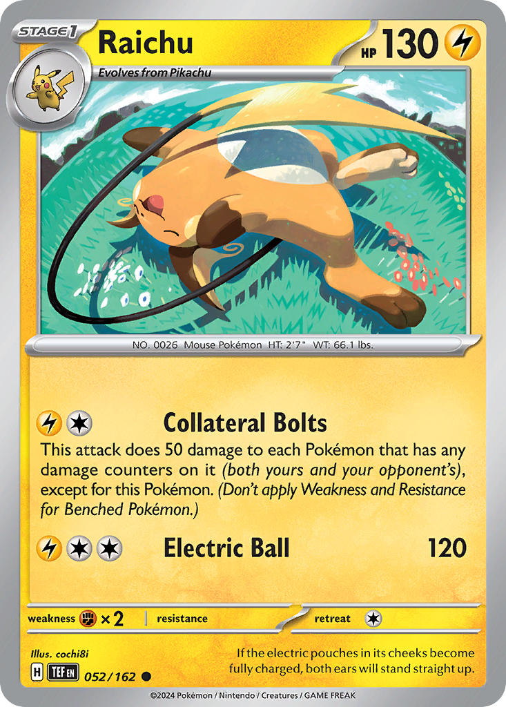 Raichu | Temporal Forces 052/162