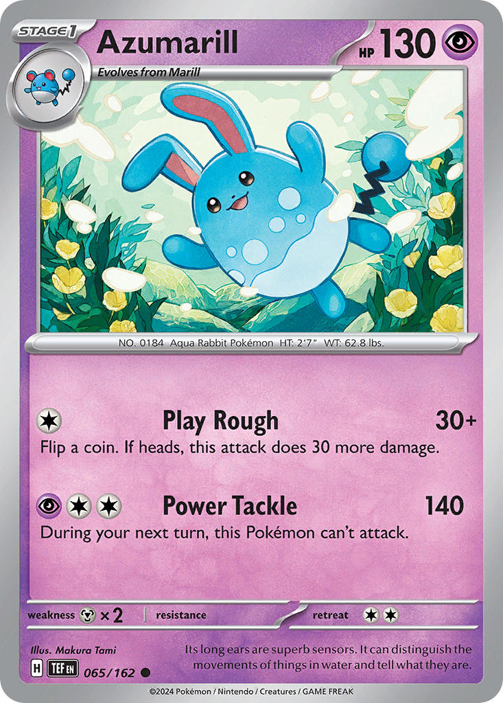 Azumarill | Temporal Forces 065/162