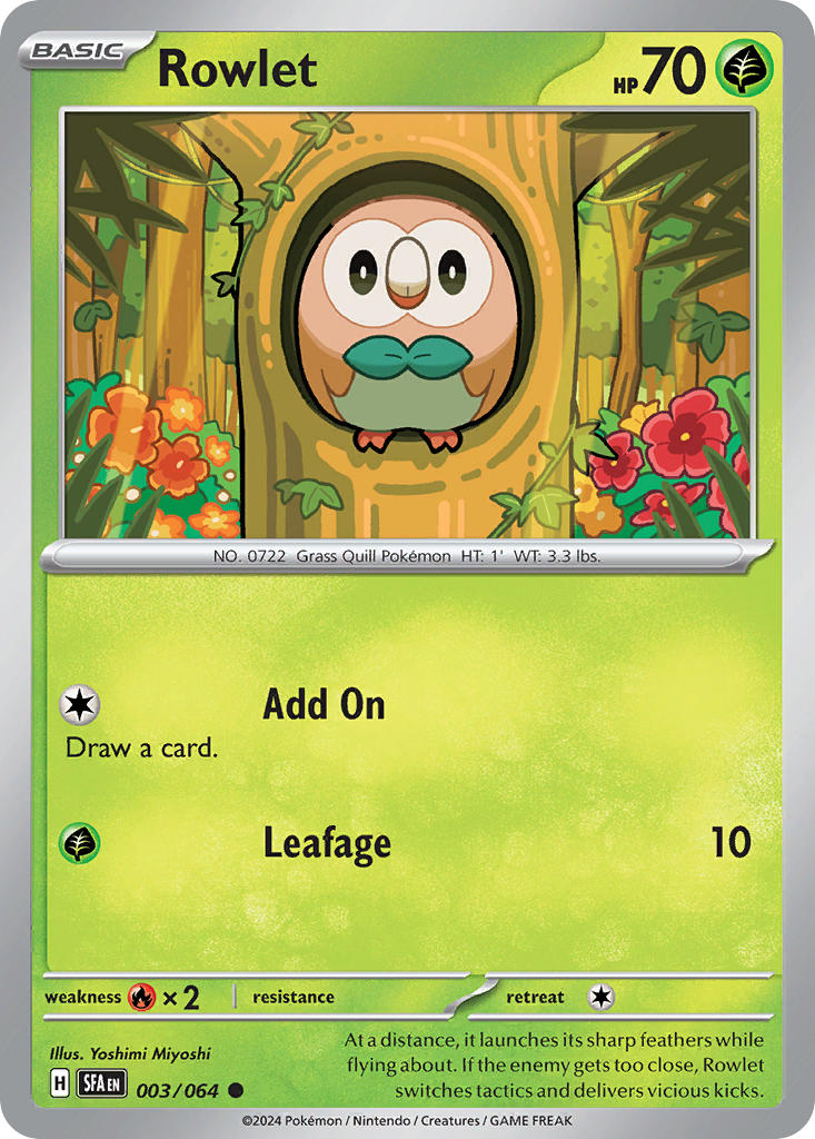 Rowlet | Shrouded Fable 3/64