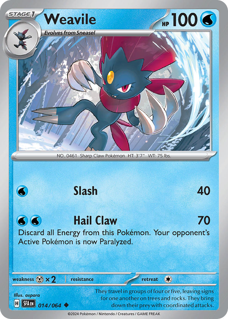 Weavile | Shrouded Fable 14/64