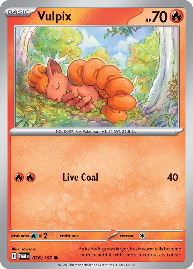 Vulpix | Twilight Masquerade 26/167
