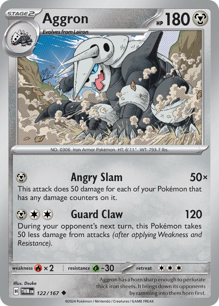 Aggron | Twilight Masquerade 122/167