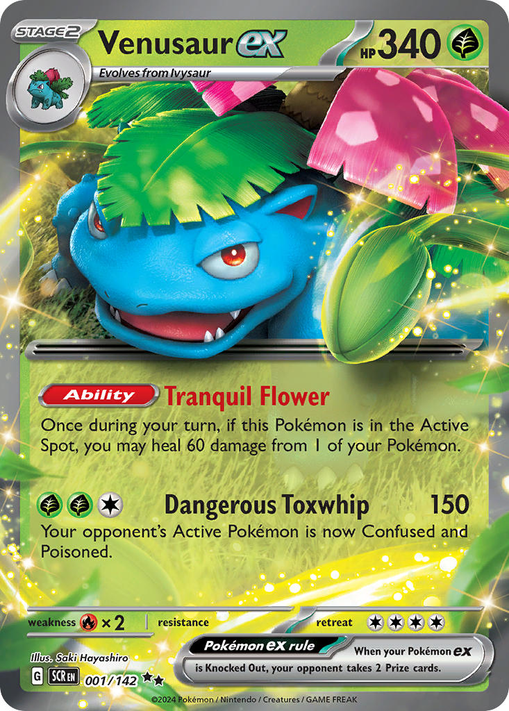 Venasaur ex | Stellar Crown 001/142