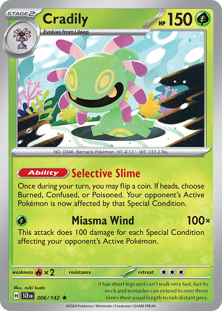 Cradily | Stellar Crown 006/142