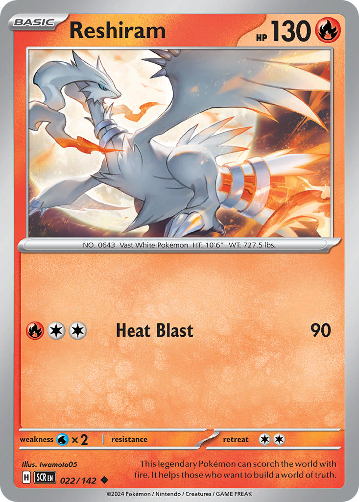 Reshiram | Stellar Crown 022/142