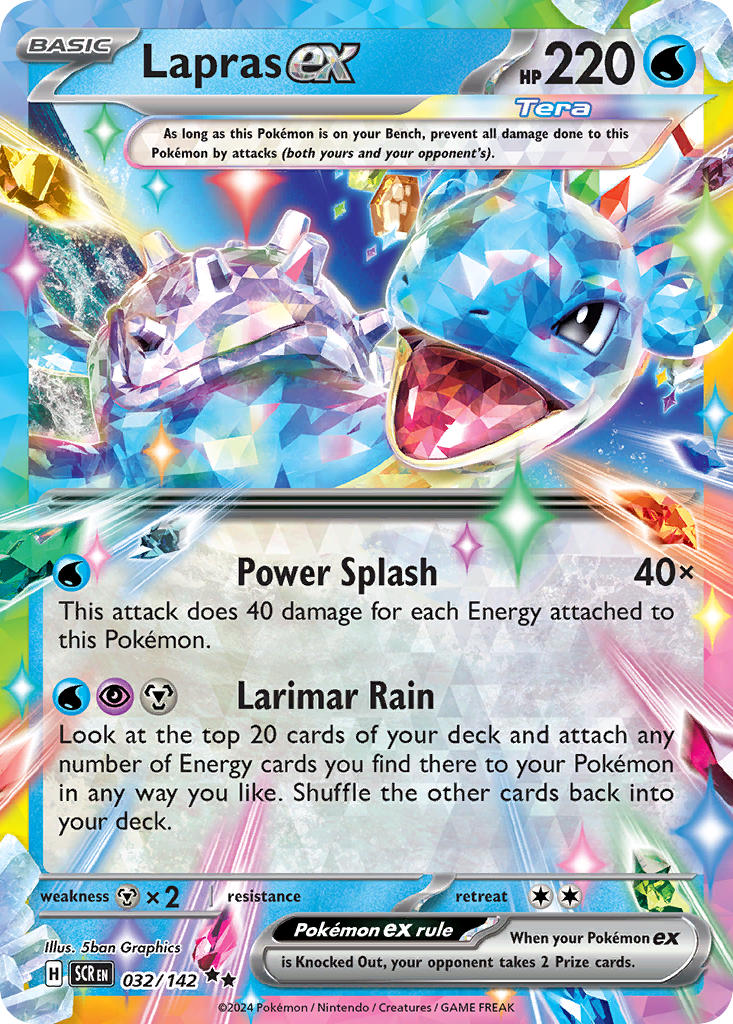 Lapras ex | Stellar Crown 032/142