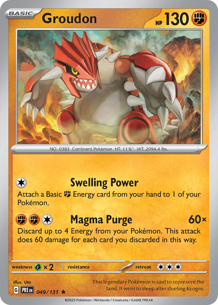 Groudon | Prismatic Evolutions 049/131