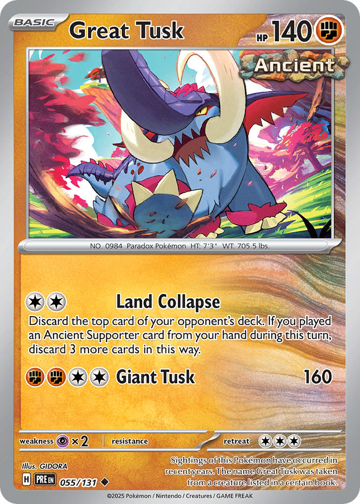 Great Tusk | Prismatic Evolutions 055/131