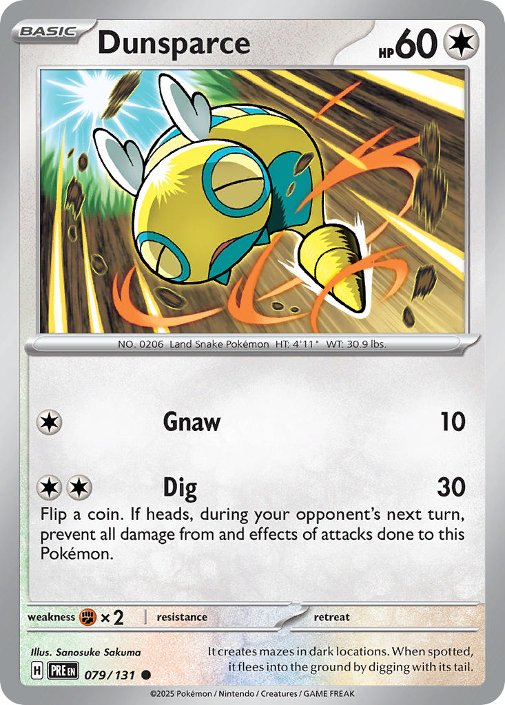 Dunsparce | Prismatic Evolutions 079/131