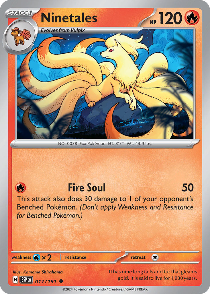Ninetales | Surging Sparks 017/191