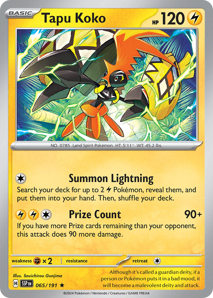 Tapu Koko | Surging Sparks 065/191