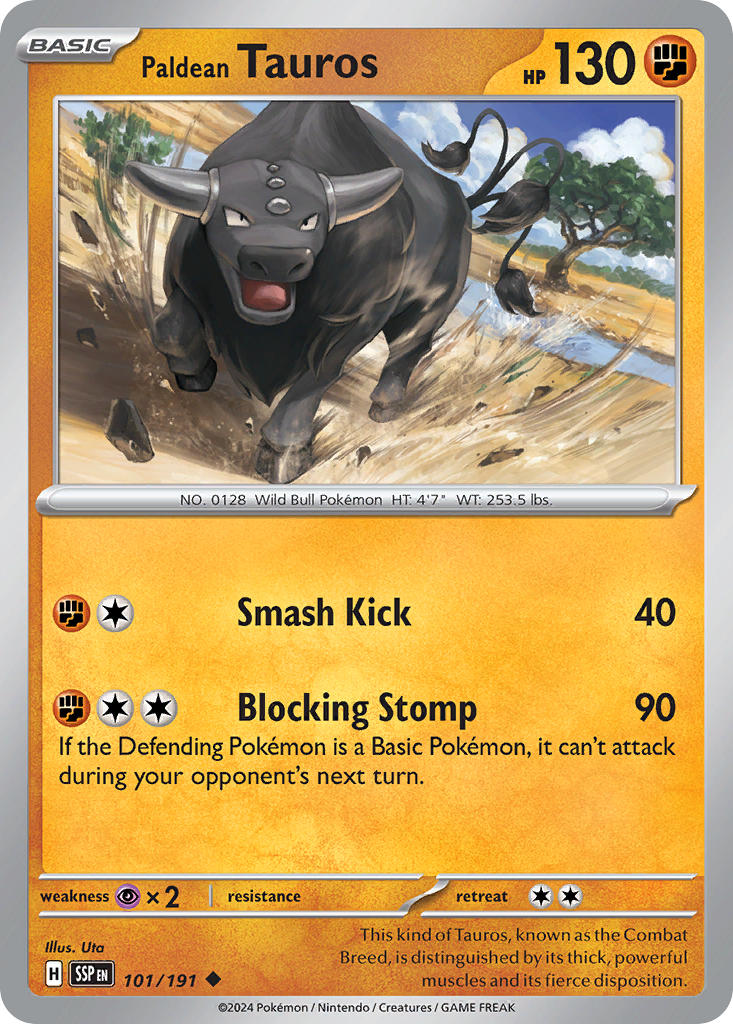 Paldean Tauros | Surging Sparks 101/191