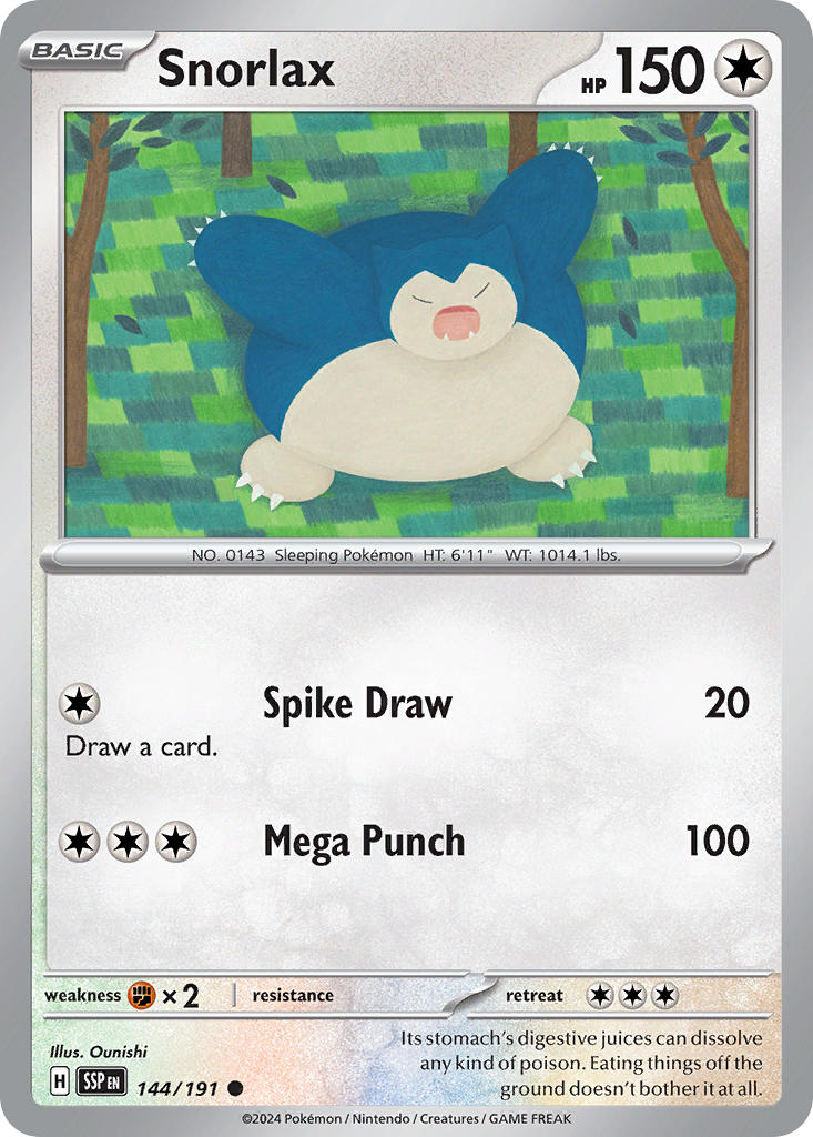 Snorlax | Surging Sparks 144/191