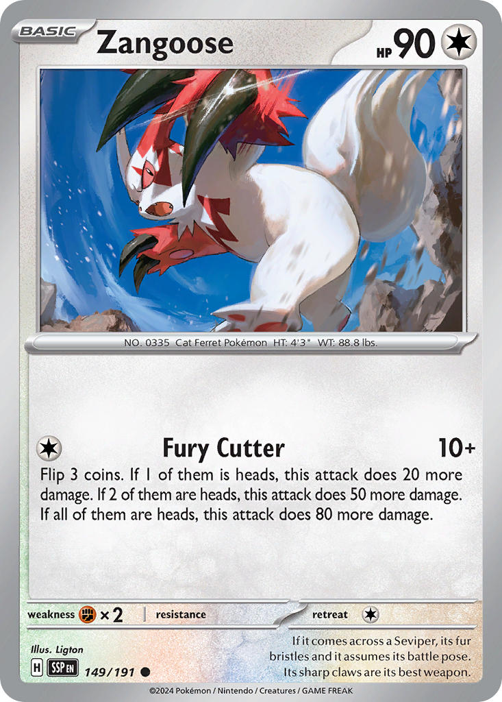 Zangoose | Surging Sparks 149/191