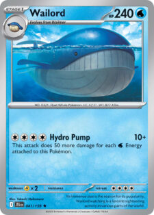 Wailord | Journey Together 041/159