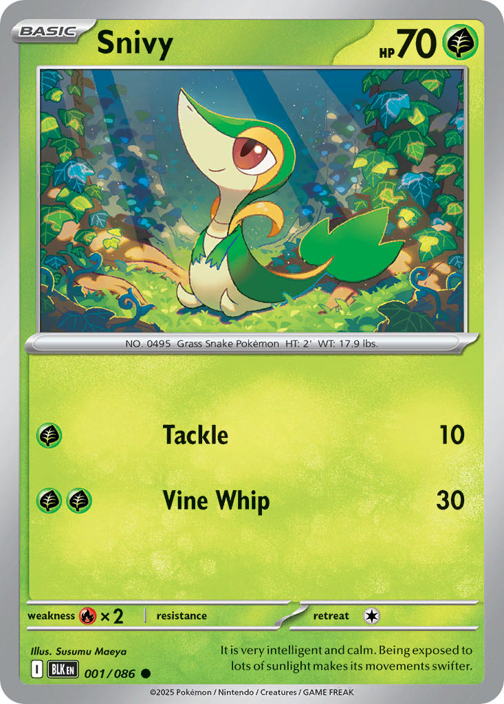 Snivy | Black Bolt 01/86