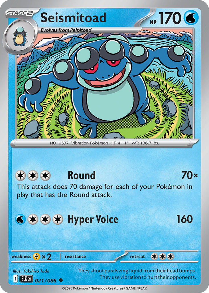 Seismitoad | Black Bolt 21/86