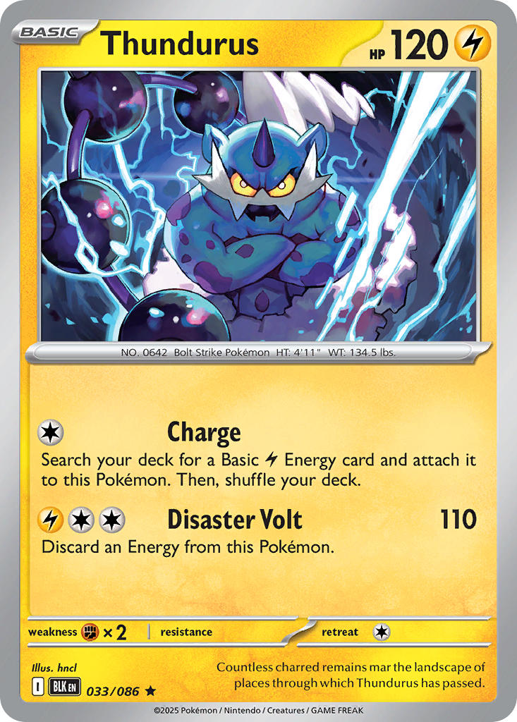 Thundurus | Black Bolt 33/86