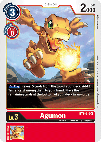 Agumon BT1-010