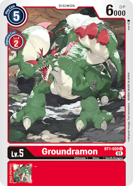 Groudramon BT1-020