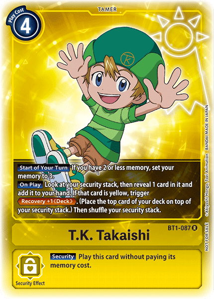 T.K. Takaishi BT1-087 (Alternate Art)