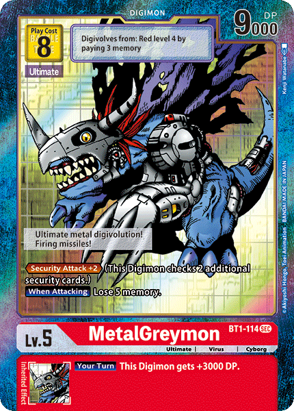 MetalGreymon BT1-114 (Alternate Art)