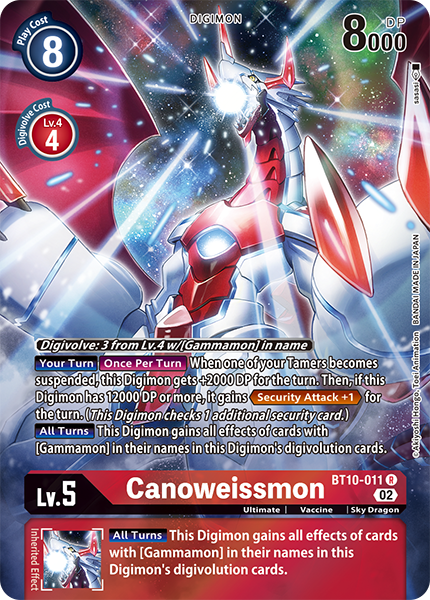 Canoweissmon BT10-011 (Alternate Art)