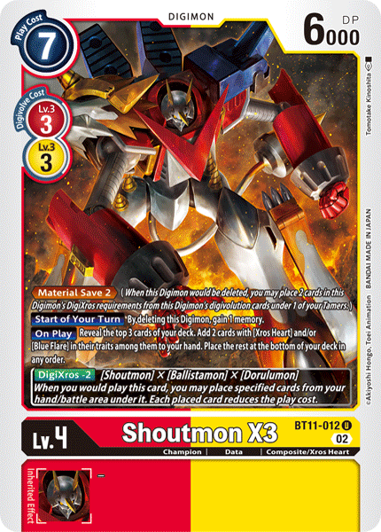 Shoutmon X3 BT11-012