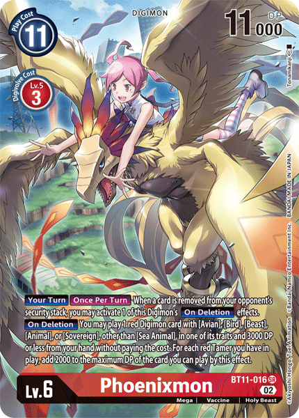 Phoenixmon BT11-016 (Alternate Art)