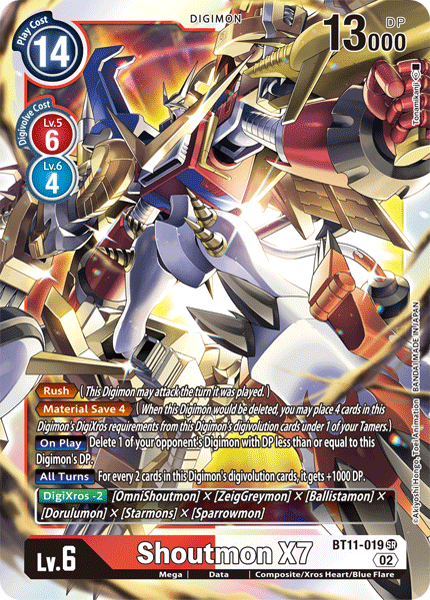 Shoutmon X7 BT11-019