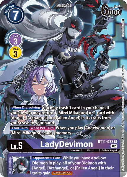 LadyDevimon BT11-083 (Alternate Art)