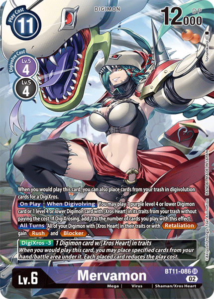 Mervamon BT11-086 (Alternate Art)