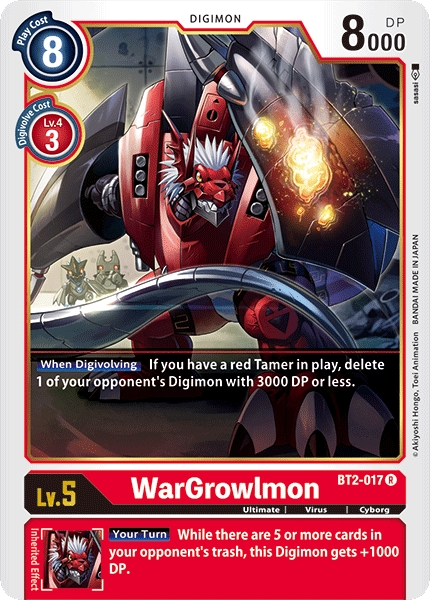 WarGrowlmon BT2-017