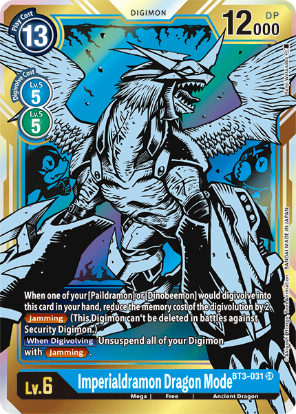 Imperialdramon Dragon Mode BT3-031 (Alternate Art)
