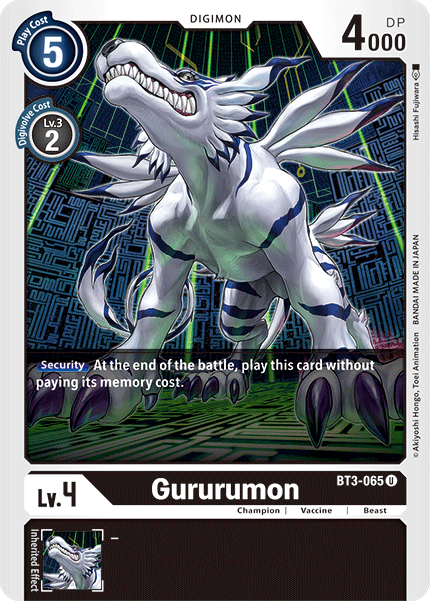 Gururumon BT3-065