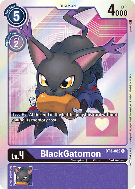 BlackGatomon BT3-082 (Alternate Art)