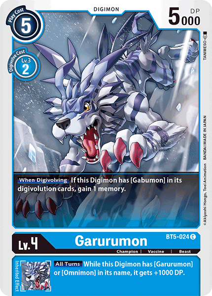 Garurumon BT5-024
