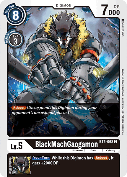 BlackMachGaogamon BT5-068