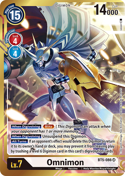 Omnimon BT5-086 (Alternate Art)