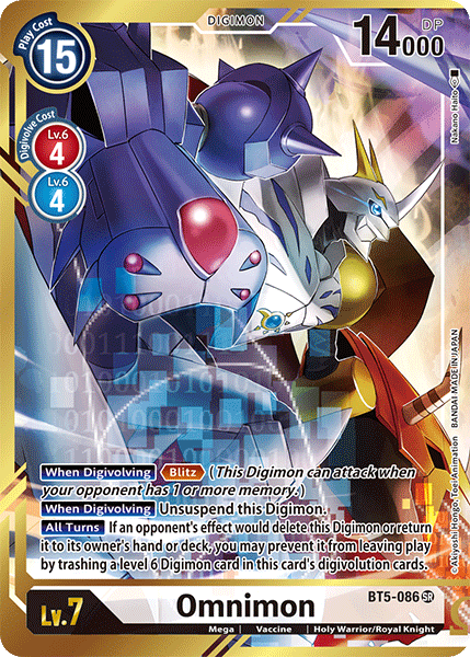 Omnimon BT5-086 (Alternate Art)