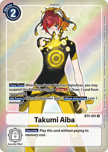Takumi Alba BT5-091 (Alternate Art)