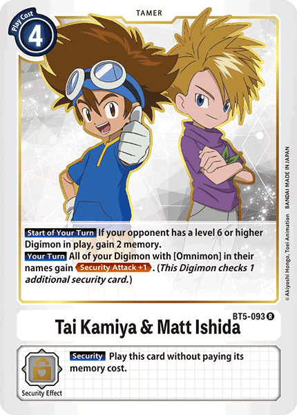 Tai Kamiya & Matt Ishida BT5-093