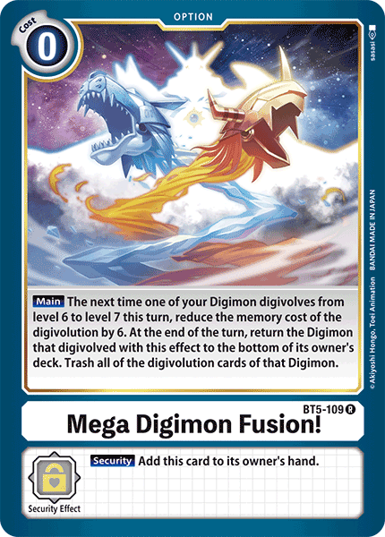 Mega Digimon Fusion! BT5-109