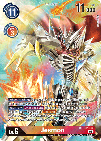 Jesmon BT6-016 (Alternate Art)