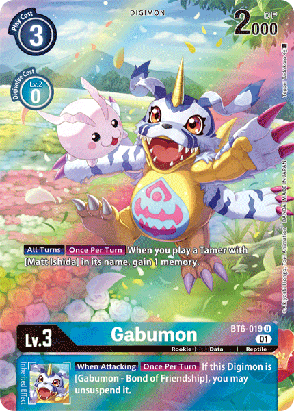 Gabumon BT6-019 (Alternate Art)