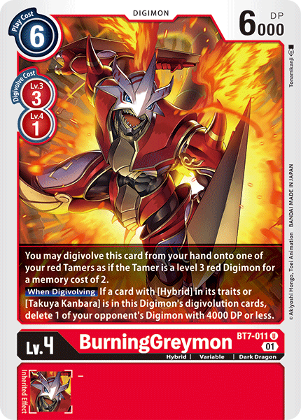 BurningGreymon BT7-011