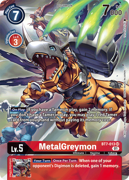 MetalGreymon BT7-013 (Alternate Art)